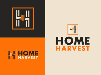 HH Brand Board board brand h harvest home identity logo style board