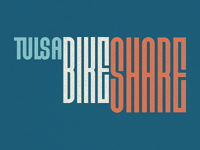 Tulsa Bike Share Schemin' bike lettering logo oklahoma shirt tulsa typography