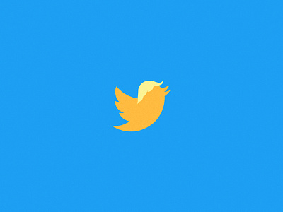 Twitter Logo icon logo mark parody redesign trump twitter