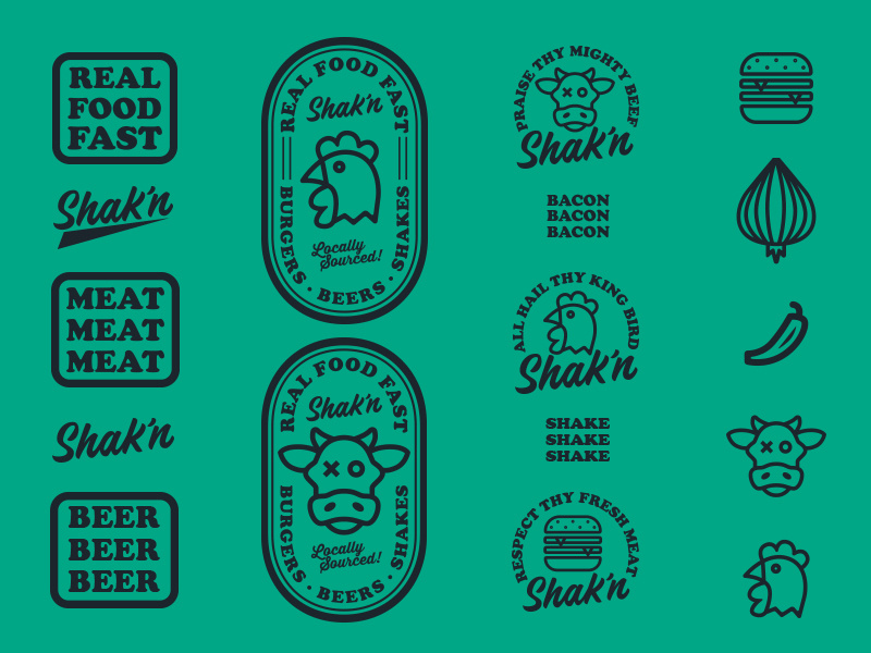 Fast Casual Elements by Brethren Design Co on Dribbble