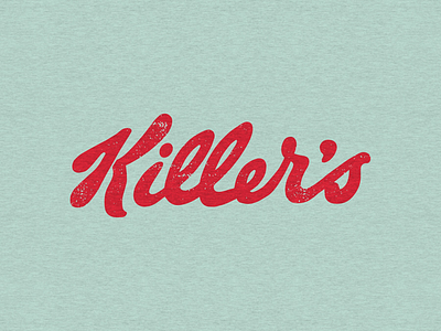 Cereal variety cereal kelloggs killer logo parody type typography