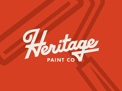 Heritage logo type branding identity logo logotype painting typography
