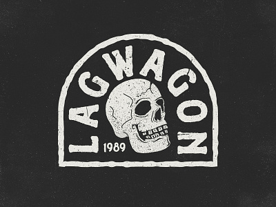 Lagwagon Chest Badge apparel badge band merch illustration lagwagon merch punk rock skull typography