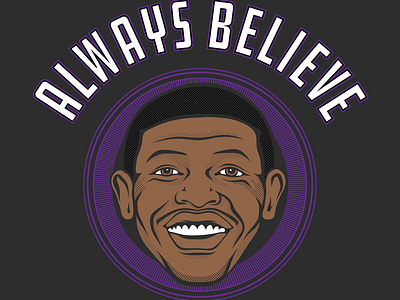 Muggsy apparel design illustration muggsy muggsy bogues nba non profit sports t shirt