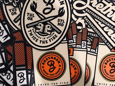 Slaps, maaaan badge branding brethren design fire illustration logo slaps smokes st. louis stickers tulsa type typography