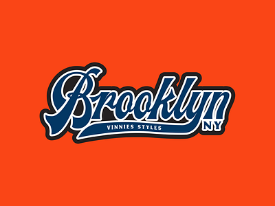 Brooklyn Ball Script apparel ball brooklyn logo mark new york script styles type typography