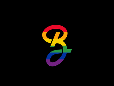 Brethren Pride b branding brethren custom type lgbt logo love mark pride proud typography