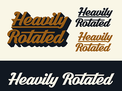 Heavily Rotated Type Sheet beers brand kit branding california craft beer custom letters slice type typography