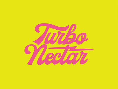 Turbo Type beer beverage branding hops lettering logo nectar package design turbo type typography