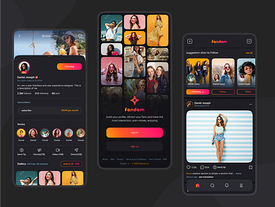 social media redesign chat content fan gallery instagram app instagram redesign login login app only fans onlyfans post profile sign in sign up social social app social media social network story subscribe