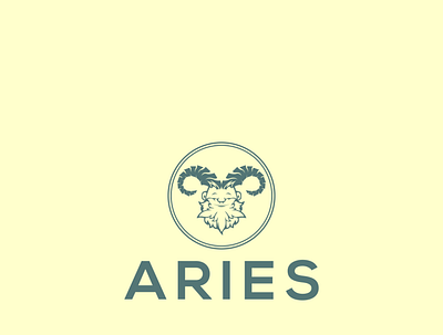 Aries animal aries goat goat logo logo logodesign zodiac