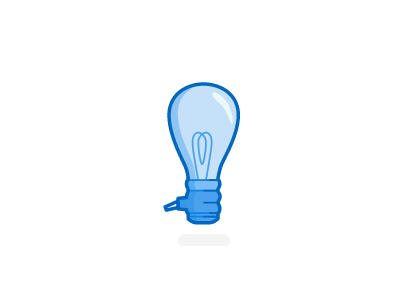 Light Bulb animation css animation light bulb svg