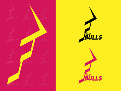 The Bulls design identity design logo