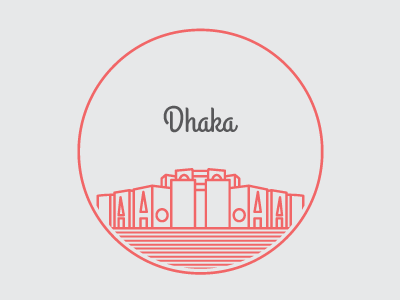 Shongshod Bhaban bangladesh bhaban debuts dhaka flat lineart minimalist shongshad startup