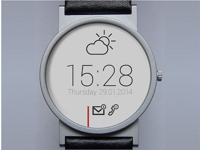 E-Ink Smartwatch UI