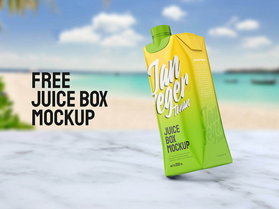 Free Juice Box Packaging Mockup design free mockup freebie freebies mockup mockup design mockup psd mockup template photoshop psd mockup psd template