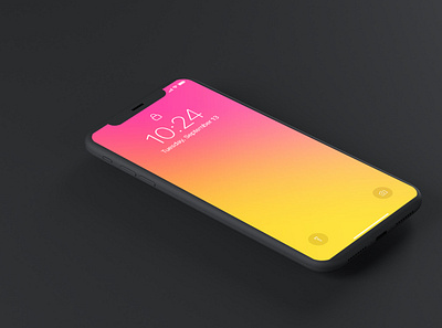 Free Dark iPhone X Mockup free mockup freebie freebies mockup mockup design mockup psd mockup template photoshop