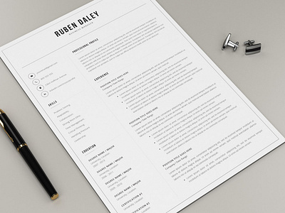 Free Classic A4 paper mockup