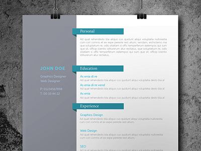 Free Personal Indesign Resume Template cv cv resume design free cv template free resume template freebie freebies resume resume template