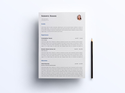Free Simple Resume and Cover Letter Template cv cv resume cv template free cv template free resume free resume template freebie freebies job resume