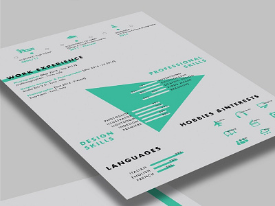 Free Stylish Resume Template with Creative Design