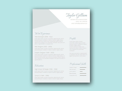 Free Elegant Resume Template with Smart Design cv cv resume free resume template freebies minimal resume resume template simple