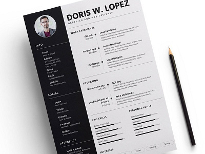 Free Creative Sketch Resume Template for Job Seeker cv cv resume cv template free cv template free resume template freebies resume resume template