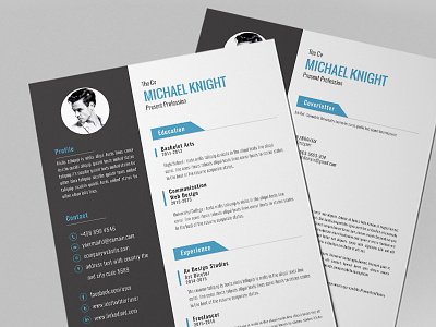 Free Professional Resume Template with Modern Style Design cv cv resume cv template free cv template free resume template freebies resume resume template