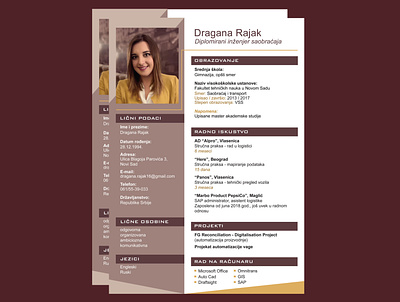 CV biography colors contact design education job line page layout person qualification resume cv template templatedesign written overview