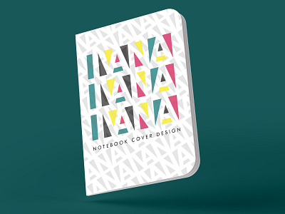 Round corner notebook_IVANA 4 colors colors cover cover design cover notebook design font green grey ivana opacity pink round corners shapes text yellow