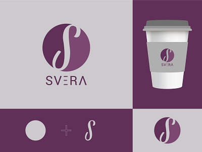 LOGO_Svera logo logo design round s svera violet