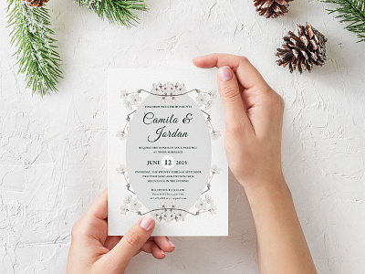 Flower Wedding Invitation Template design free print printable wedding wedding design wedding invitation wedding set wedding stationery weddings