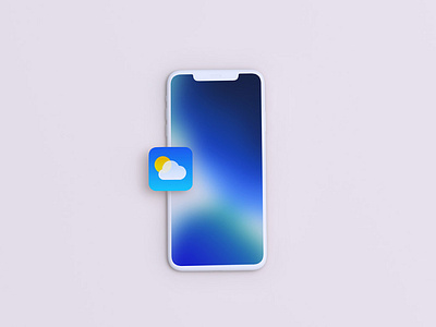 Free iPhone Mockup With Icon