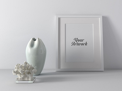 Free Decorated Frame Mockup design free mockup freebie mockup mockup template presentation psd