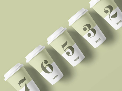 Free Photo Realistic Paper Cup Mockup PSD design freebie freebie psd freebies mockup mockup template psd