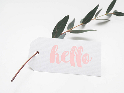 Free Realistic Greeting Card PSD Mockup