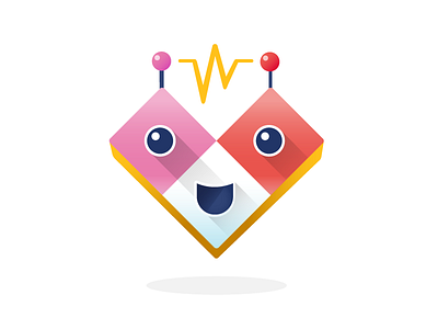 Heartbot <3 3 app chat digitalocean heartbot icon love robot valentines
