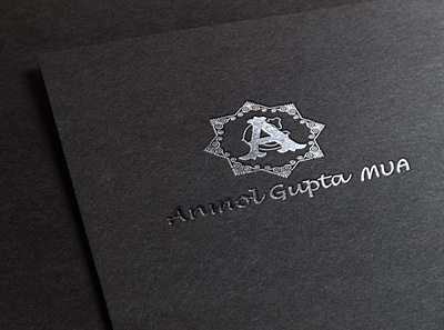 Anmol Gupta MUA Logo Design Amardeep Kaur Forzon