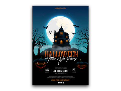 Flyer branding flyer graphic design halloween halloween flyer printing flyer