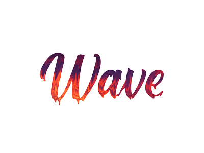Wave - Paint Style adobe design illustration illustrator lava melt photoshop trippy