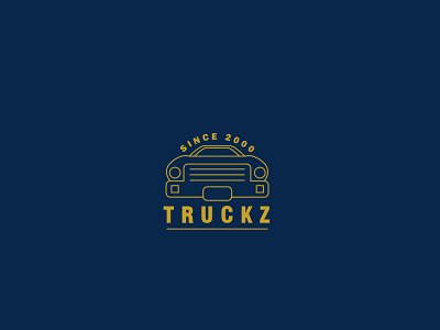 TRUCKZ - Logo Concept adobe branding icon illustration logo logodesign ux vehicle design vehicle logo