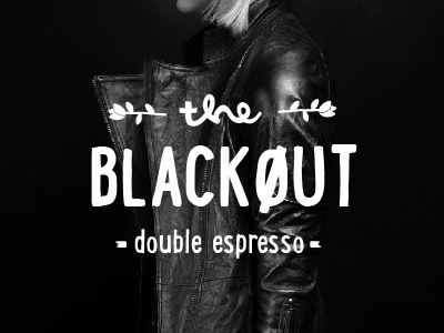 Renoire black branding coffee concept identity typography