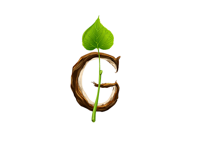 Imperial Garden brand design g garden i landscape leaf logo tree wood