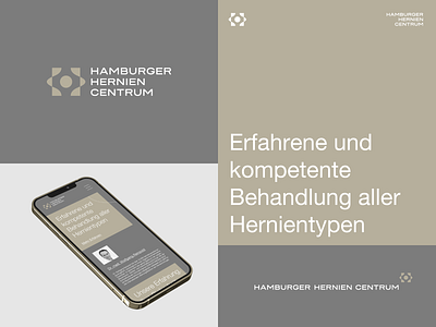 Hamburg Hernia Centre brand brand agency brand design branding design hamburg identity logo medical medicine symbol