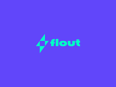 Flout Logo Concept brand brand agency brand design brand identity branding design flash flashlight hype identity influence influencer instagram logo service symbol