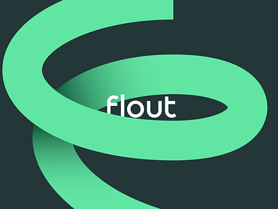 Flout Logo Concept brand brand agency brand design branding design f letter hurricane identity influencers letter logo marketing social media symbol
