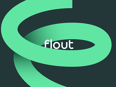 Flout Logo Concept brand brand agency brand design branding design f letter hurricane identity influencers letter logo marketing social media symbol