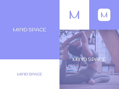 Mind Space Logo Concept brand brand agency branding design flexibility font identity logo logotype meditation mind