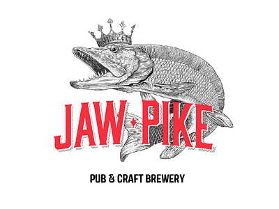 Jaw Pike beer branding brewery craft identity logo pike sharp shop