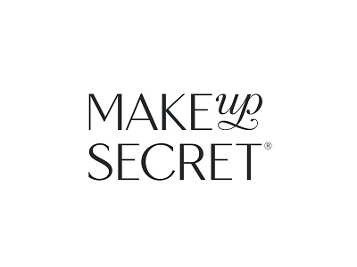Make Up Secret branding cosmetics identity lettering logo make up secret